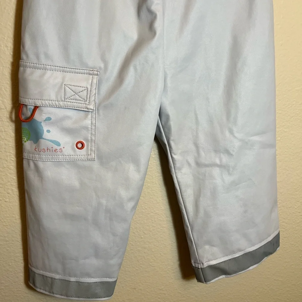 Kushies Kids Light Gray Toddler Outerwear Rain Pants